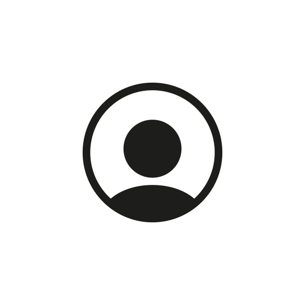 白色背景上的黑色联系人图标图片下载