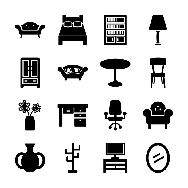 家具坚实的图标图片下载