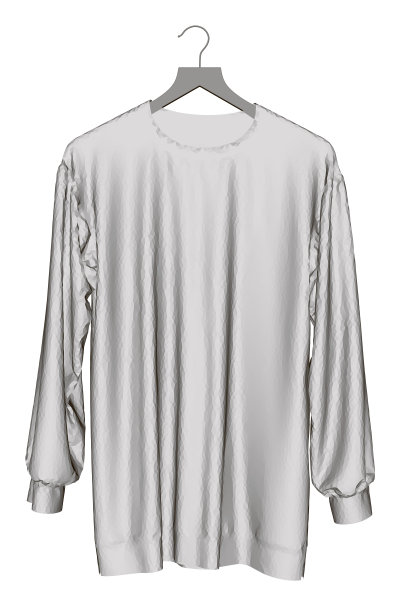 现实的灰色夹克孤立在白色的背景。在衣架上的多边形夹克。前视图。3 d。矢量插图。图片下载