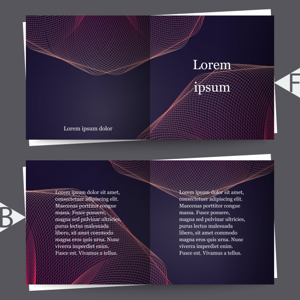 抽象时髦的颜色背景模糊梯度元素。手册模板。Eps10矢量图图片下载