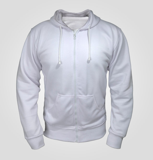 白色帽衫模型图片下载