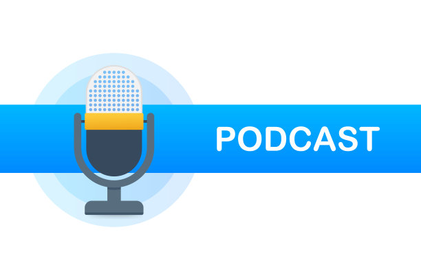 播客。徽章、图标、图章、标志。矢量插图。图片下载