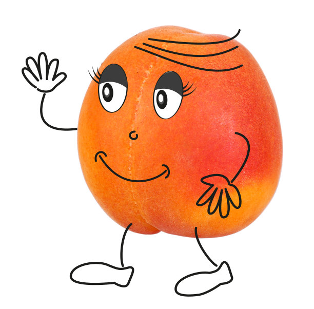 有机水果，这里的杏子作为漫画图片下载