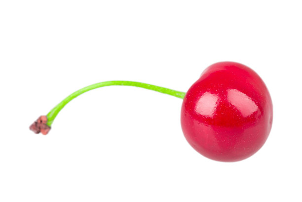 樱桃孤立在白色背景上图片下载