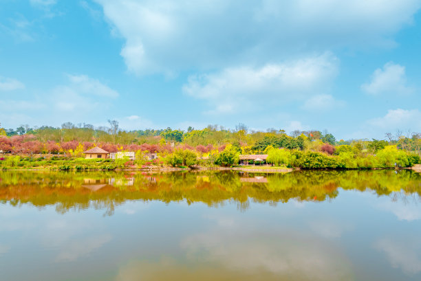 春天的中国重庆乡村风光图片下载