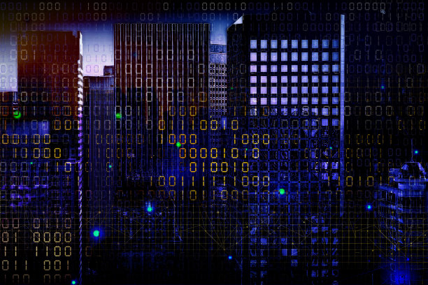 物联网和未来智慧城市概念图片下载