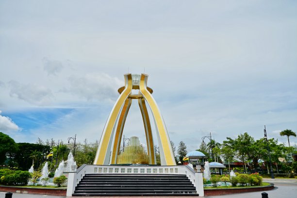 Jerudong公园，水晶拱门图片下载