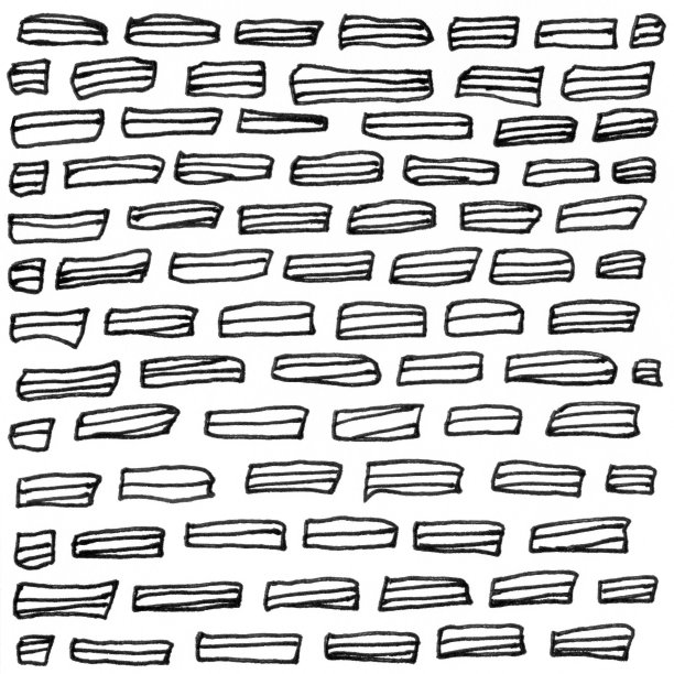 砖墨纹理背景。复古黑白插图石墙。几何抽象花纹图片下载