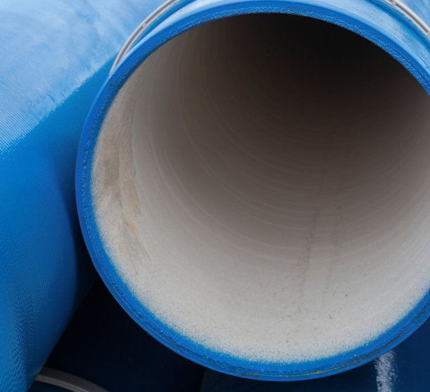 新的蓝色管道堆叠(管)图片下载