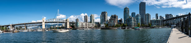 福溪和耶鲁城的城市景观图片下载