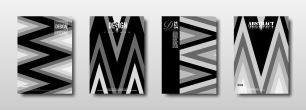 未来的模板设计与几何单色纹理收集图片下载