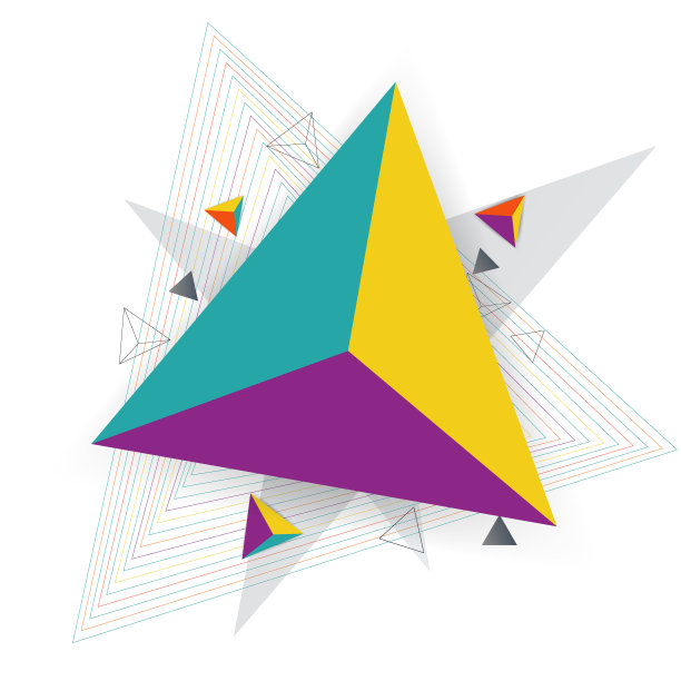 抽象三角形背景。矢量插图。未来的概念。Geomatric背景图片下载