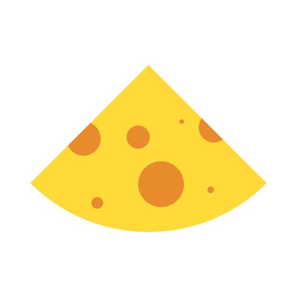 奶酪图标。平面插图的奶酪-矢量图标。奶酪象征标志图片下载