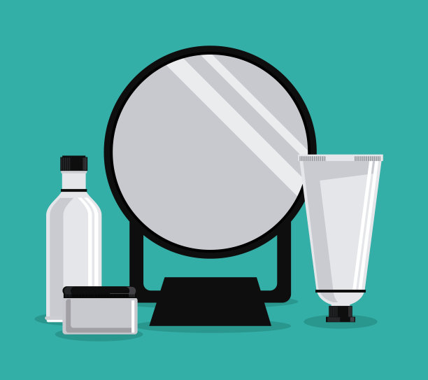 化妆品设计。图标。皮肤护理的概念图片下载