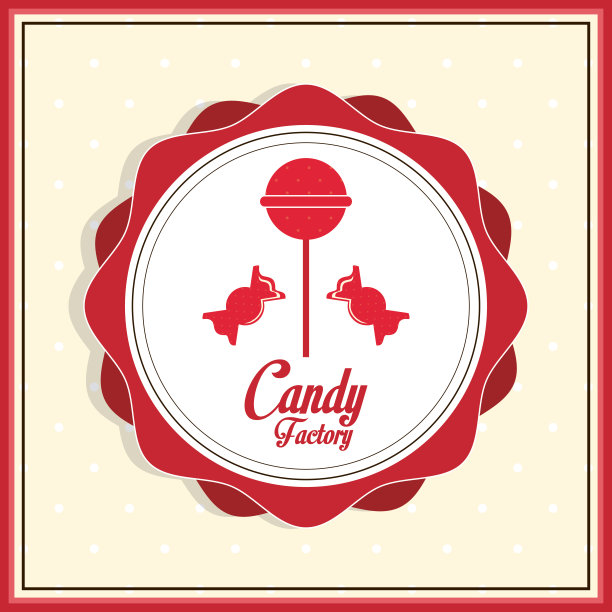 糖果设计。甜蜜的图标。甜点概念，矢量插图图片下载