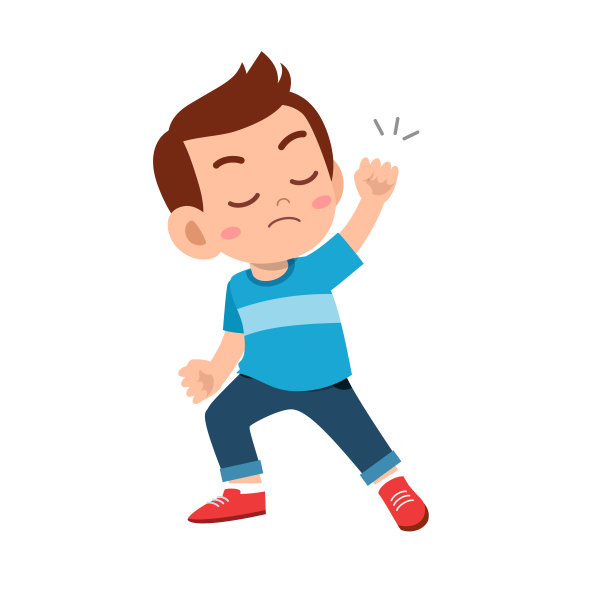 可爱的少年男孩展示面部表情图片下载