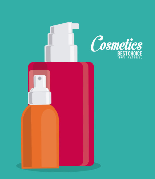 化妆品设计。图标。皮肤护理的概念图片下载