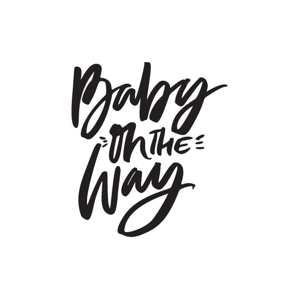 宝贝在路上黑墨水短语图片下载