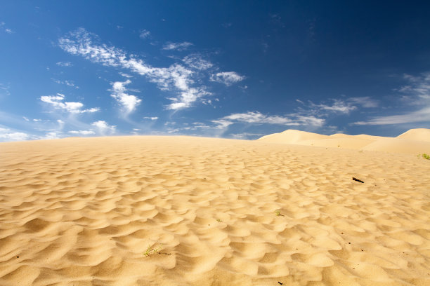 沙漠中的巨大沙丘，美丽的沙丘结构，适合摄影师和旅行者，蒙古图片下载