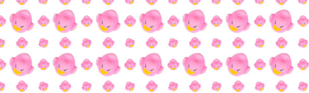 模式的背景。黄色的橡皮鸭。宝宝的充气玩具图片下载