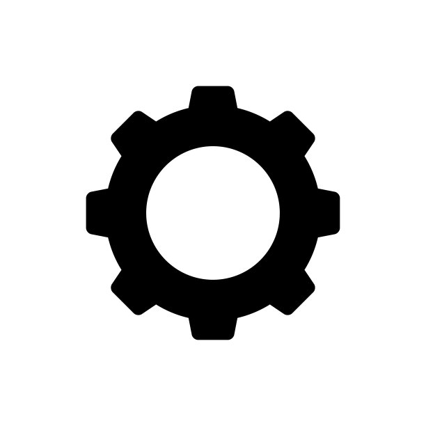 齿轮图标矢量设计模板素材图片