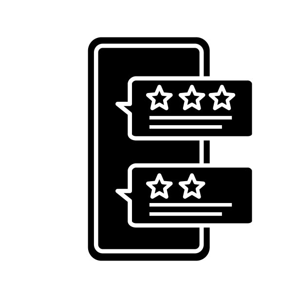 审查评级字形图标图片下载