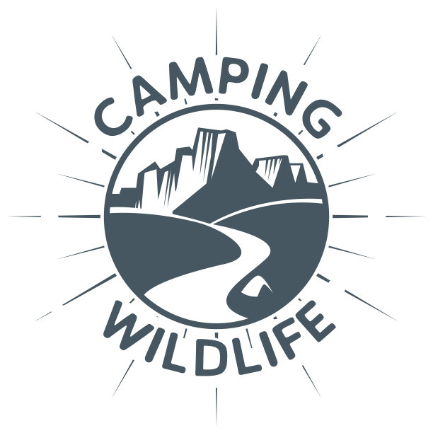 露营野生动物标志或符号图片下载