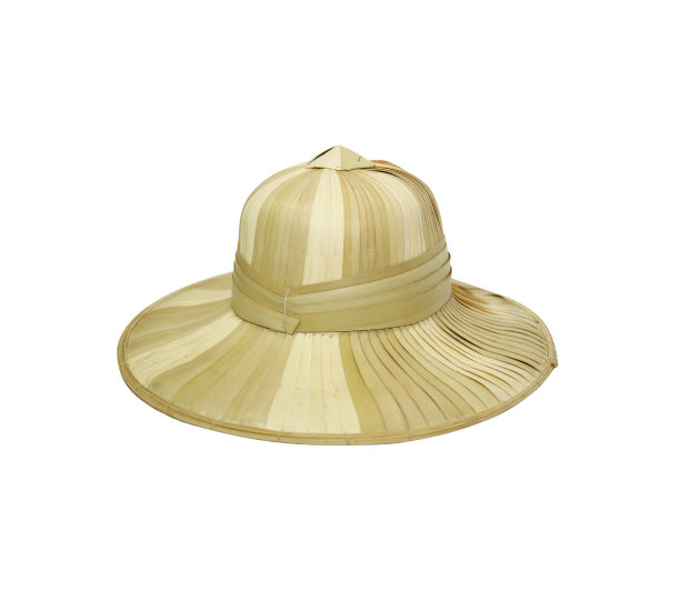 手工编织的帽子孤立在白色背景和剪裁部分图片下载