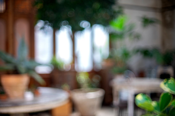 模糊的室内房子木制家具图片下载