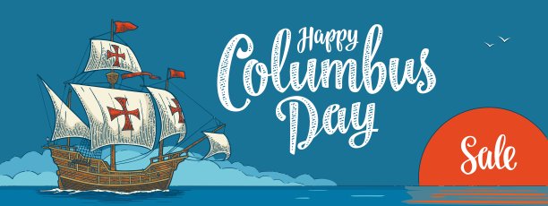 帆船在海浪上漂浮。轻快帆船圣玛丽亚。图片下载