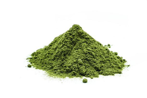 青稞粉分离在白色背景上图片下载