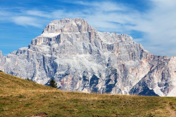 Sorapiss集团，意大利白云岩图片下载
