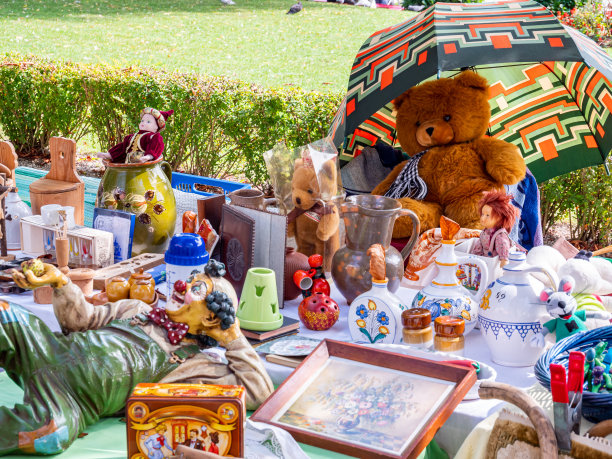 在德国的跳蚤市场图片下载