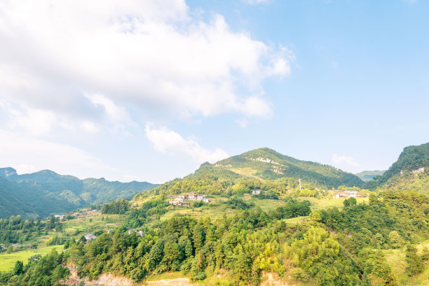 重庆庐江山景观，中国图片下载