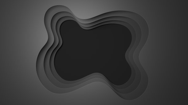 剪纸抽象背景。3 d渲染。图片下载