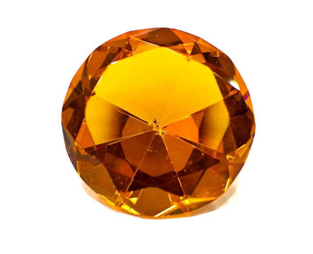 天然钻石石上的白色背景图片下载