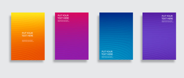 最小的封面设计。色彩鲜艳的半色调渐变。背景现代网页模板设计。很酷的梯度。未来的几何图案。图片下载