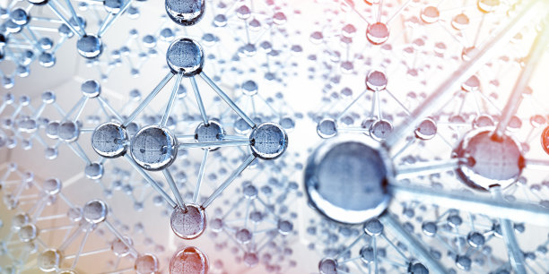 纳米分子背景库存照片图片下载