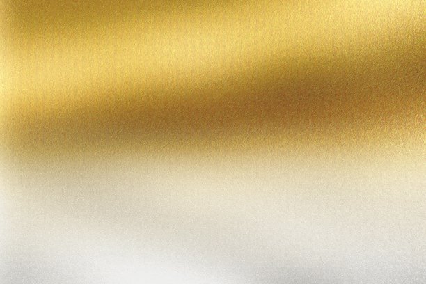 发光拉丝金银色金属墙面，抽象纹理背景图片下载