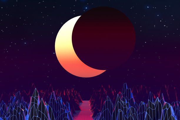 灵感来自80年代的场景合成波和retrowave。图片下载