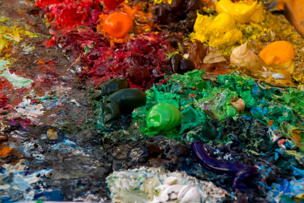 艺术家的调色板和颜色图片下载