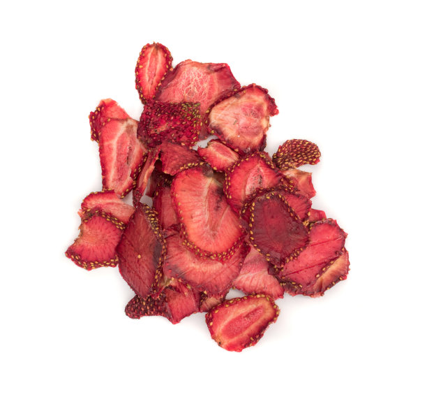 白底脱水草莓分离图片下载