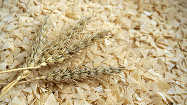 烘焙产品和麦穗，手工面条和麦穗，图片下载