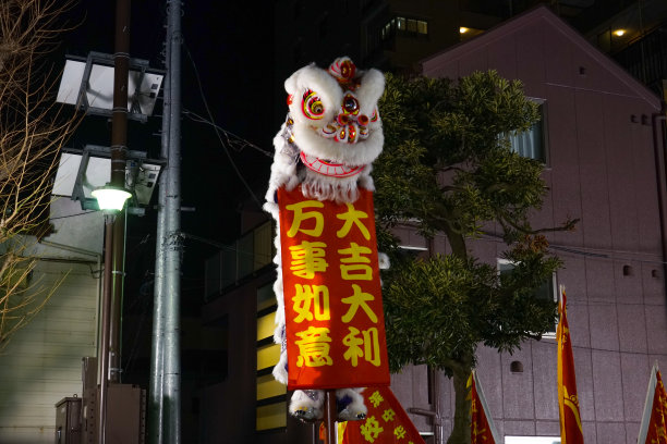农历新年、春节的活动(横滨唐人街)图片下载
