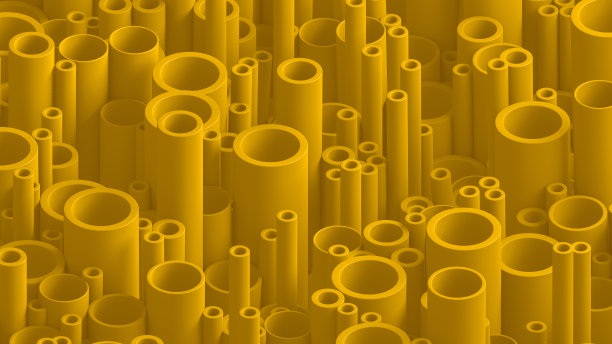 堆叠的3D管，管道图片下载