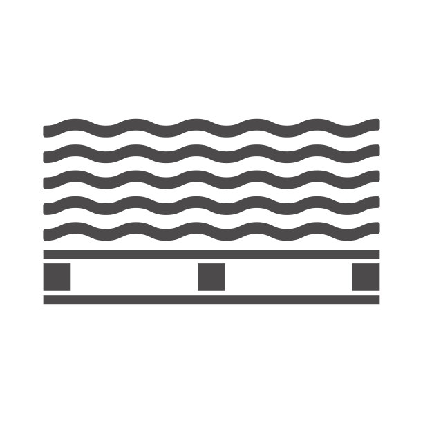 屋顶石板在一个托盘图标在一个平坦的风格。矢量插图。图片下载