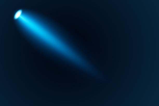 蓝色光线，插图。图片下载