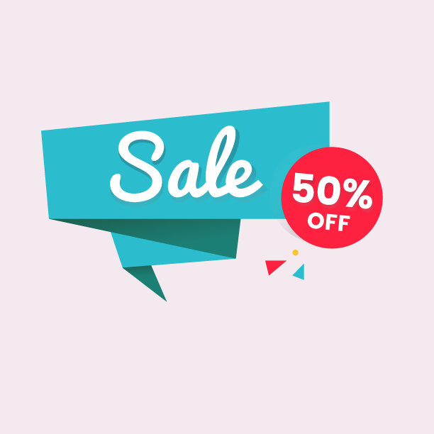 超级销售设计彩色模板矢量插画图片下载