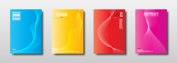 未来模板设计螺旋波与彩色渐变纹理图片下载