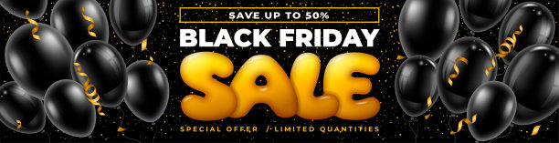 黑色星期五促销广告横幅图片下载